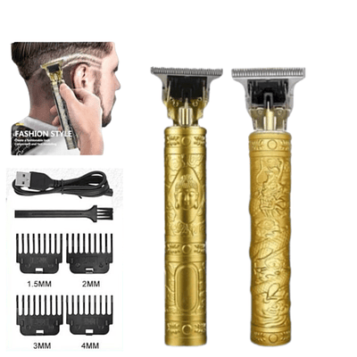 Trimmer T9 Vintage Pro Maquina Para Cortar Cabello / Barba Maquina Patillera Profesional Vintage T9 Dragón Recargable Afeitadora Maquina de Afeitar