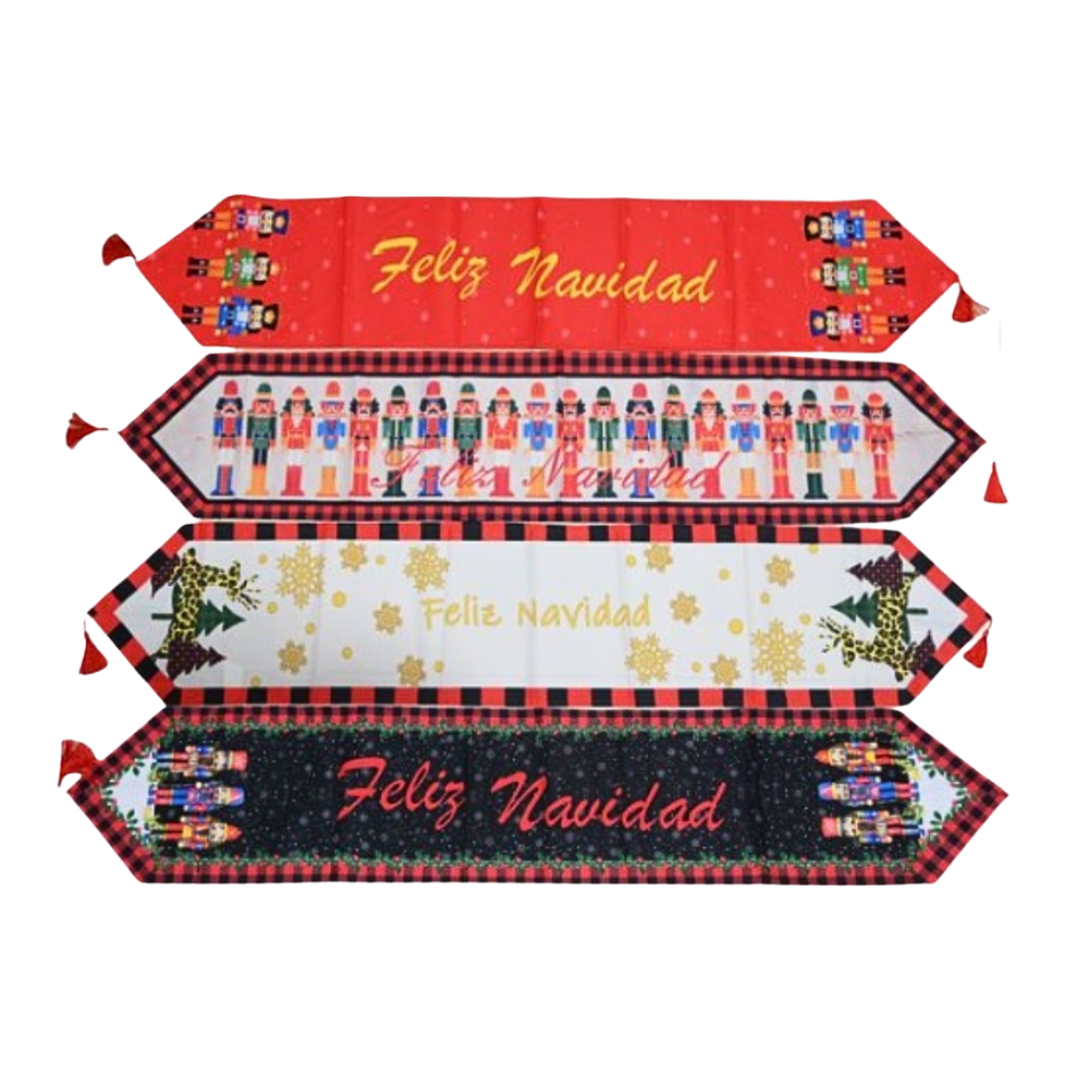 Camino de Mesa Navideño 180x35Cm 