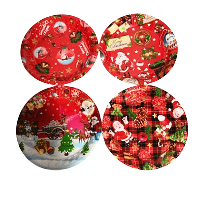 Plato Navideño 33cm Diseños surtidos 