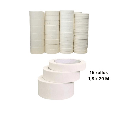 Pack 16 rollos Pegote 1,8x20 M 