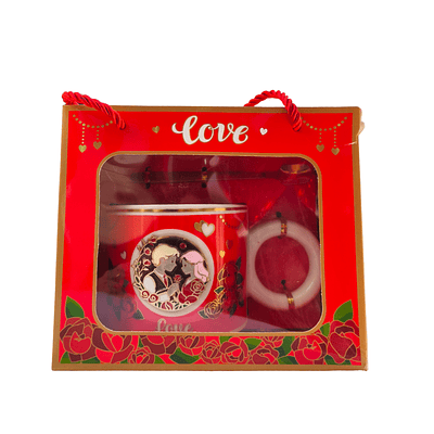 Tazon Diseño enamorados Color rojo 