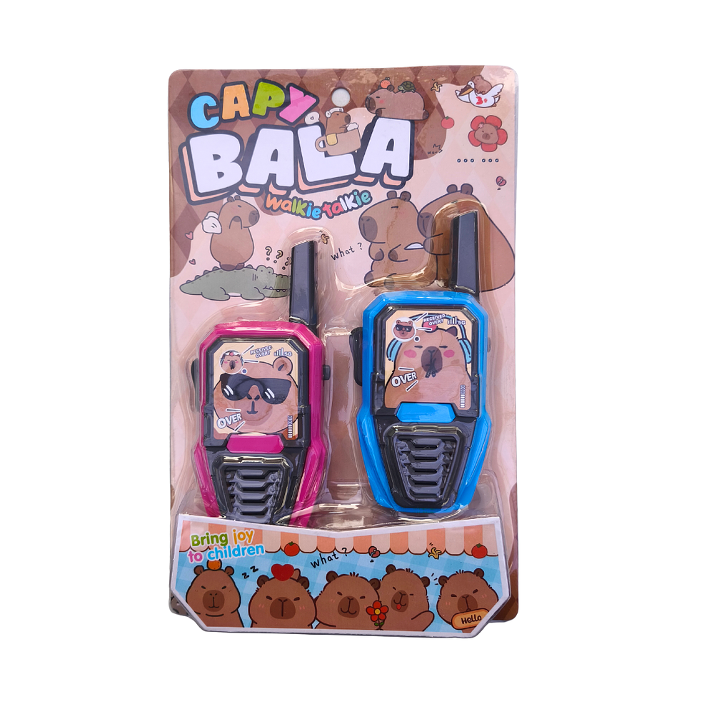 Pack de Walkie Talkie Diseño Capibara 