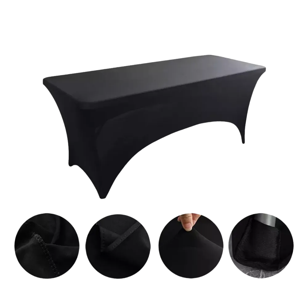 Mantel Spandex Eventos 180 Color Negro 