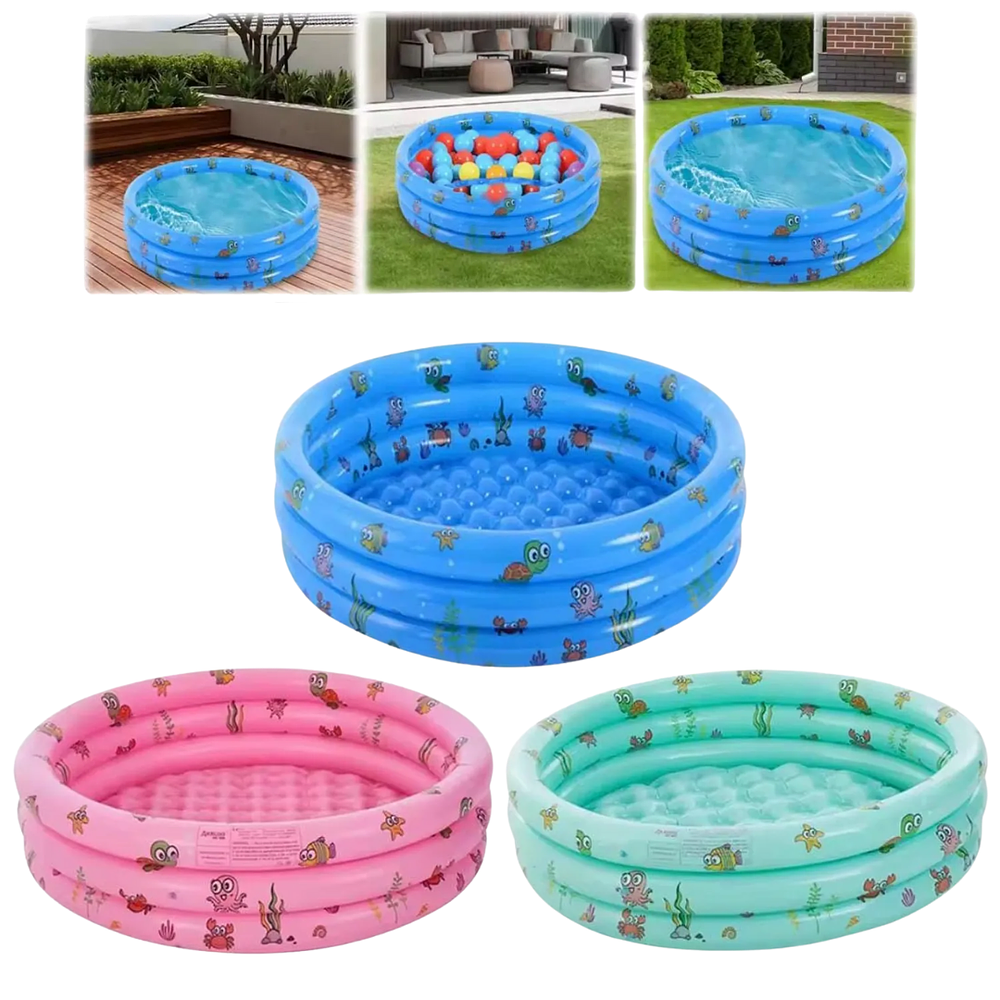 Piscina Infantil Inflable 120cm Colores Surtidos 