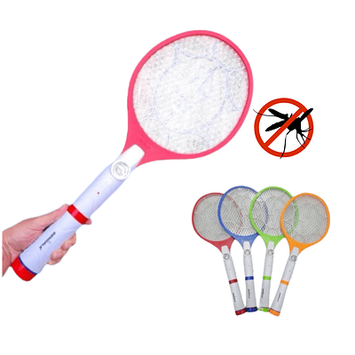 Raqueta Mata Moscas Electrico Recargable Matamosquito Zancudo