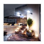 Foco Solar Cob 72 Luces Solares, Sensor De Pared De Jardín, Iluminación