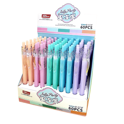 Caja 60 Lápices Tinta Colores Pasteles 