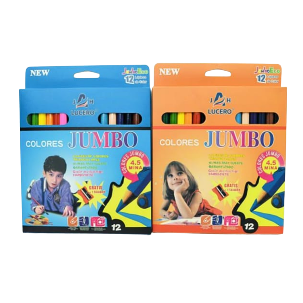 Lapices  De Colores 12 pcs Incluya Sacapuntas 