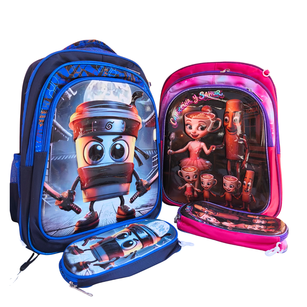 Mochila Escolar Premium Tamaño Grande 