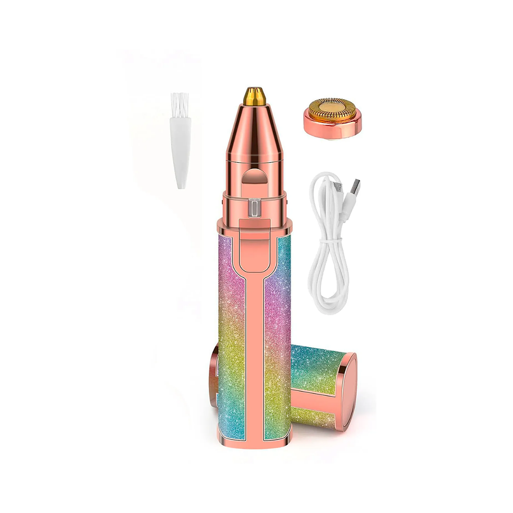 Depiladora facial Recargable USB Diseño de Colores Brillante