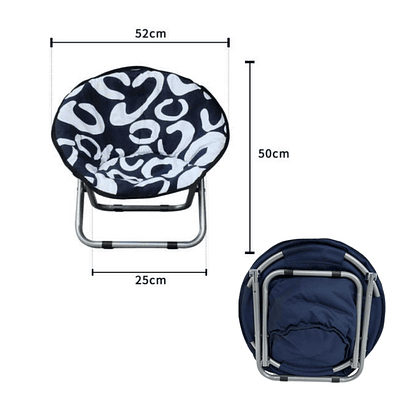 Mini Silla Estilo moderno Redonda Plegable