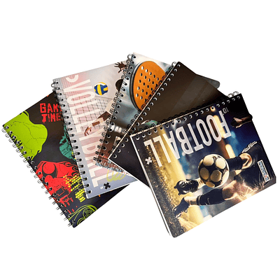  Cuaderno Doble Espiral Diseños Surtido Unidad