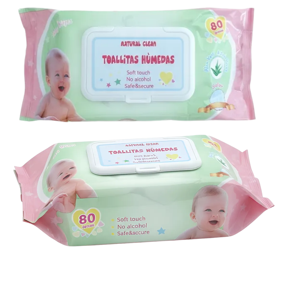 Toallitas Humedas Suaves Natural Clean 