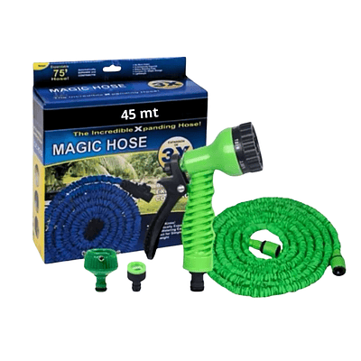 Manguera Mágica 45m Azul y Verde