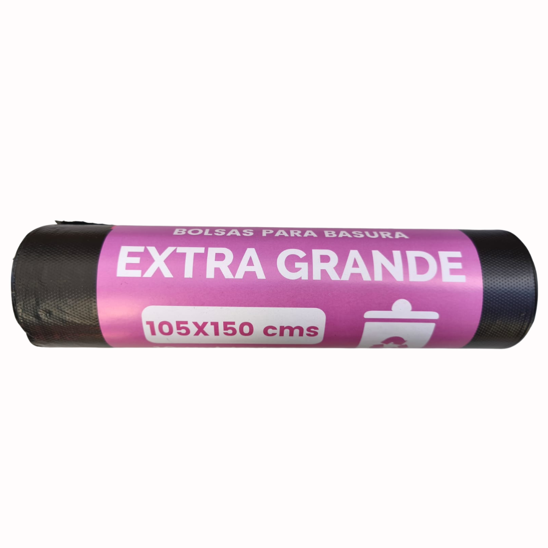 Bolsas de Basura Extra Extra grande 10 Unidades 105 x 150 cms.