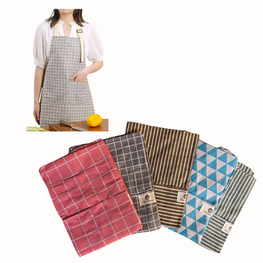 Delantal De Cocina Tela Colores y Diseños