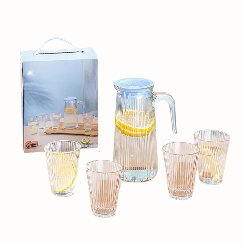 Set de Jarro 750 ml + 4 vasos 160ml