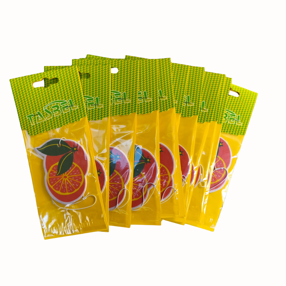 Pack Ambientador de Auto Aromas Frutales 24 Unidades