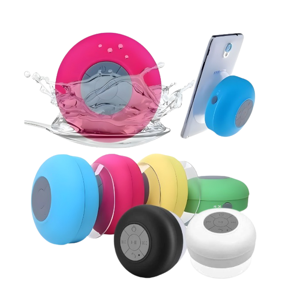 Parlante Bluetooth Redondo Colores 