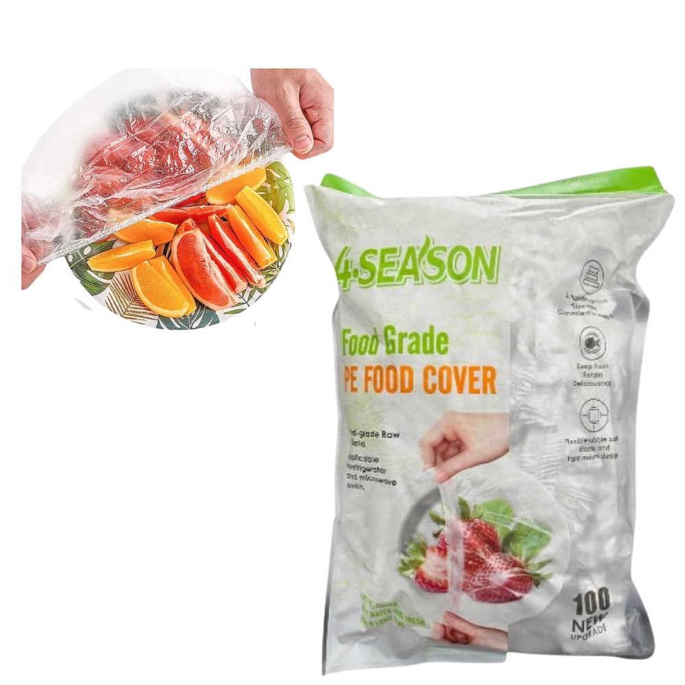 Pack 100 Bolsas Para Cubrir Guardar Alimentos 