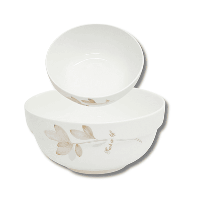 Bowl Cerámica Diseño Flores 5 Pulgadas