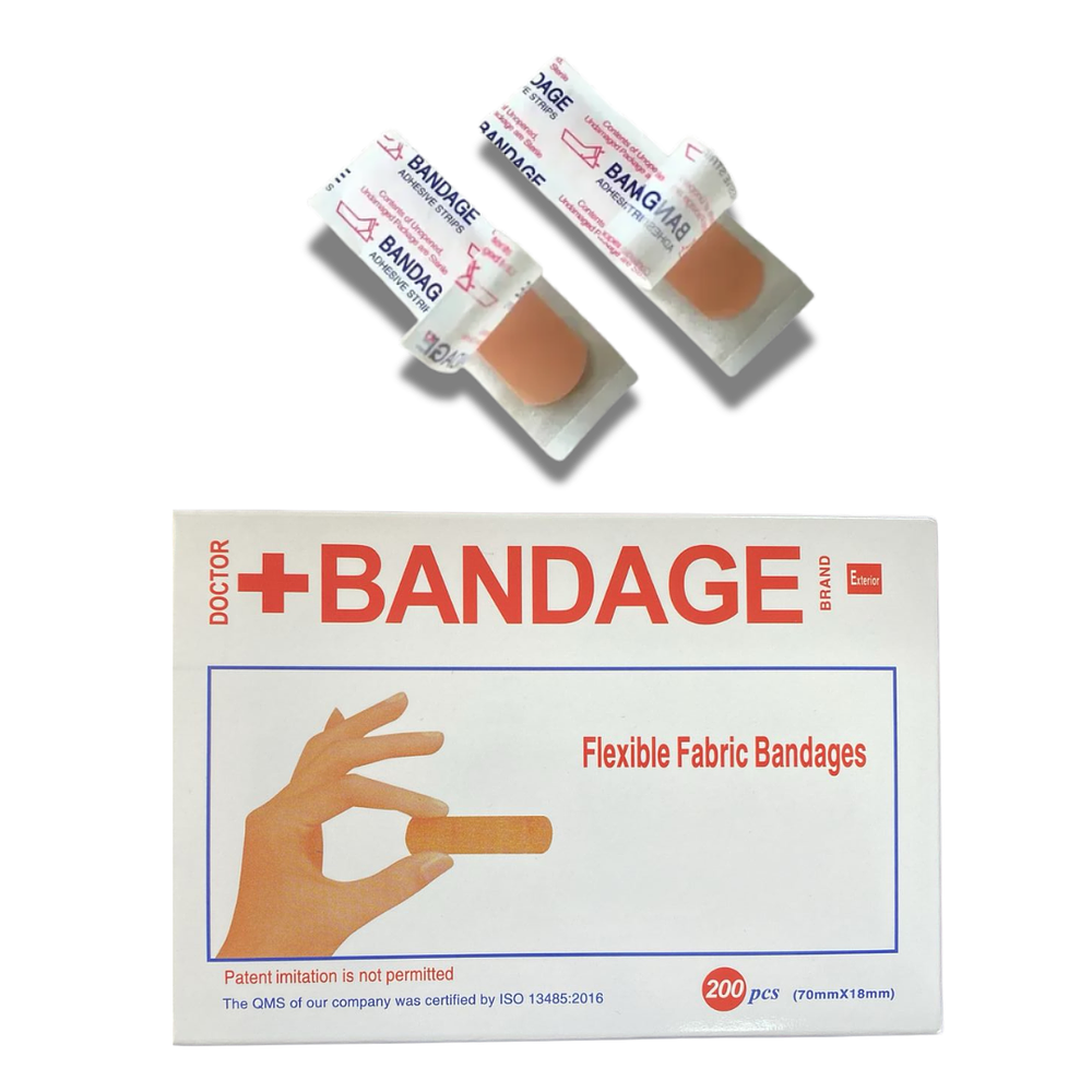 Parche Curitas Bandage Caja de 200 Unidades