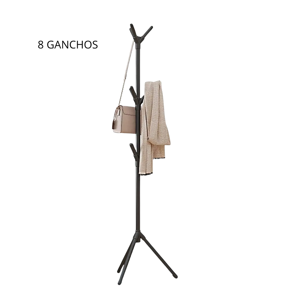 Perchero 8 Ganchos 175 CM Alto 