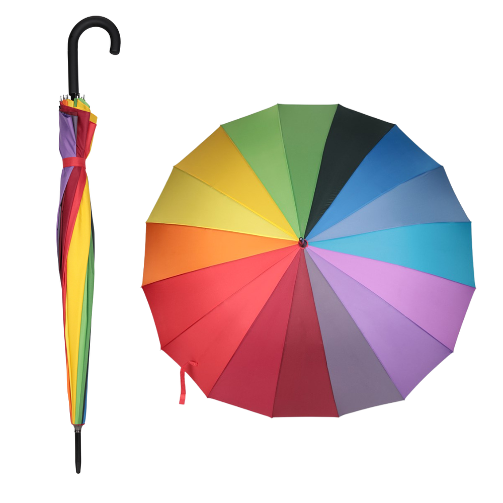 Paraguas Multicolor Arcoíris 68 cm 