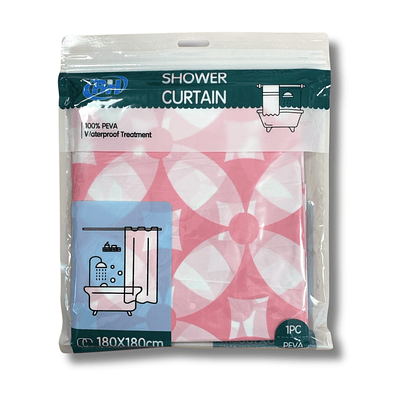 Cortina De Baño Simple Varios Diseños 180 X 180 