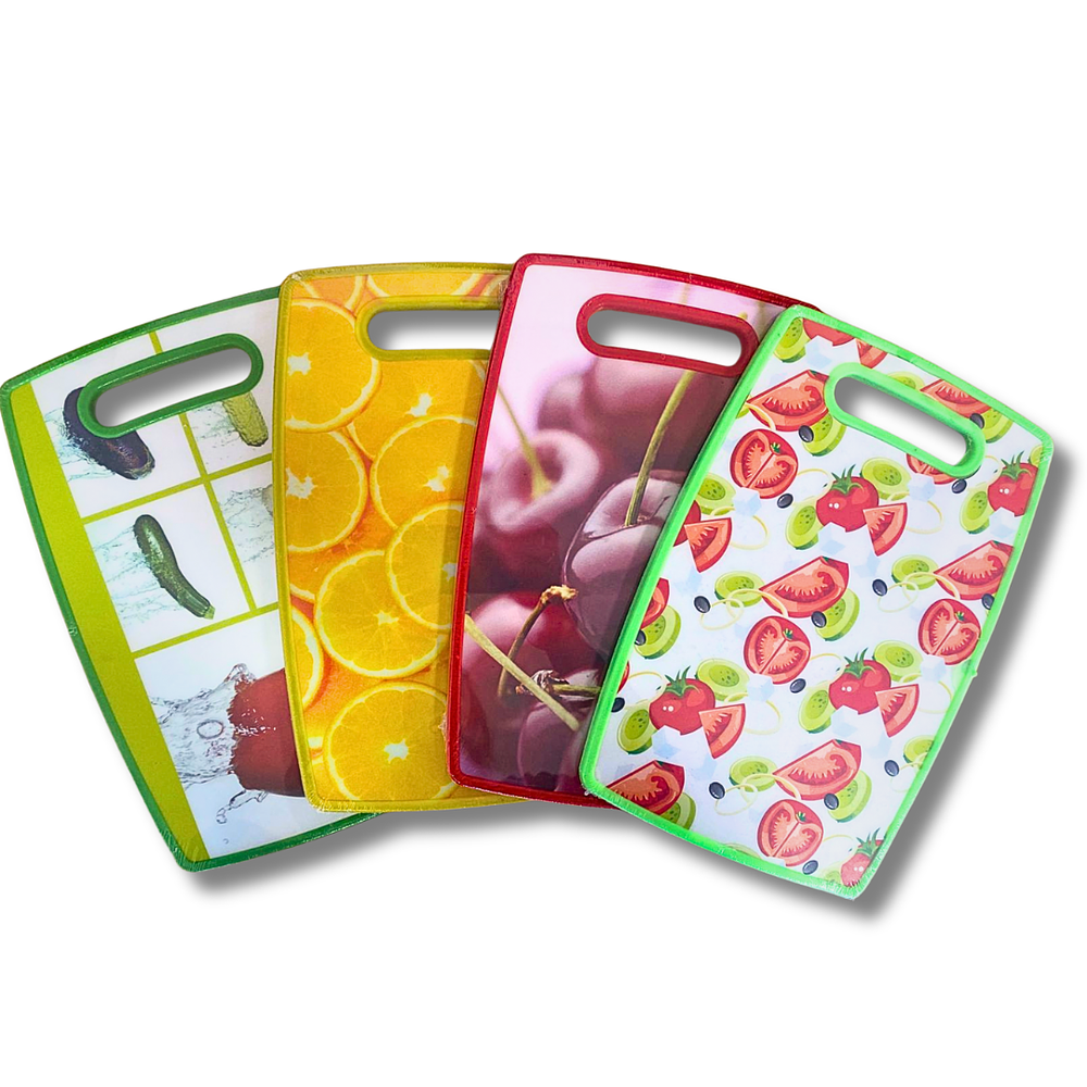 Tabla de Picar 30x20 cm Diseños Frutas y Verduras