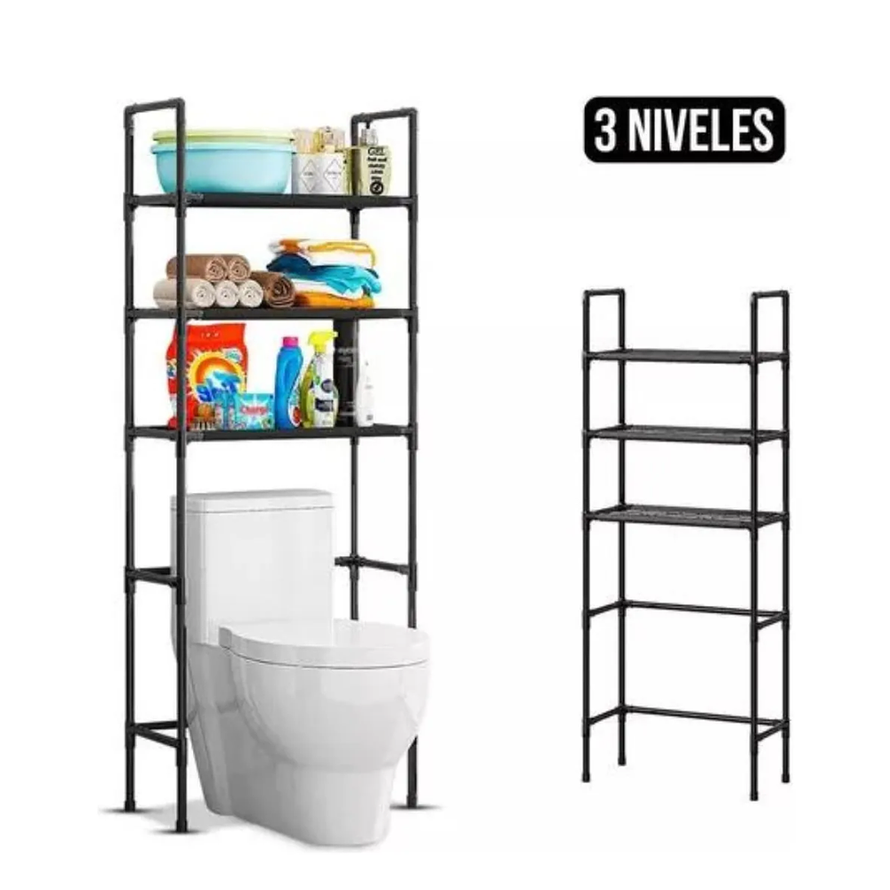 Estante De Baño Rack 3 Niveles Organizador Repisa