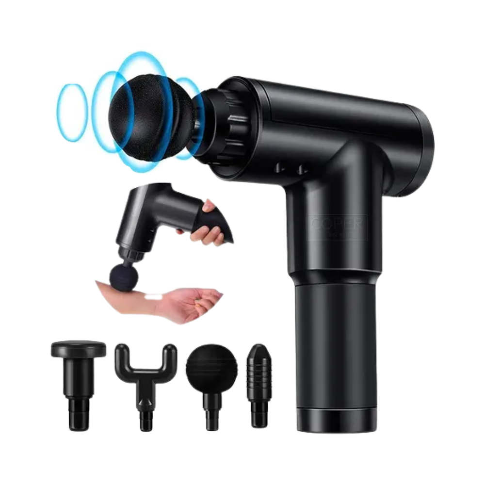 Masajeador Con Distintos Cabezales 