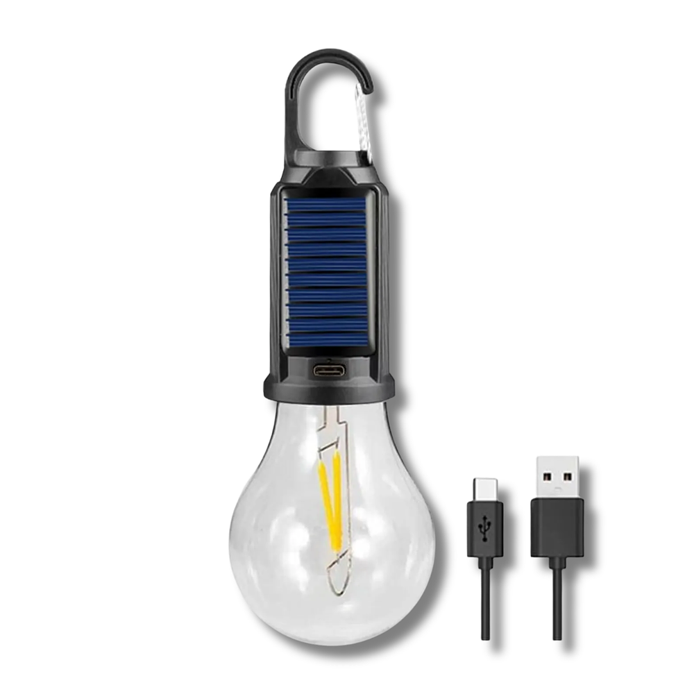 Ampolleta Solar Recargable Con Gancho