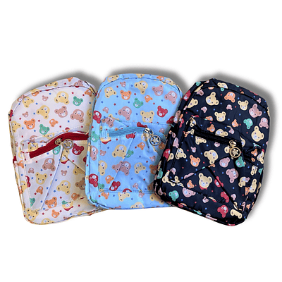 Mochila Infantil Ositos Colores 31x26 cm