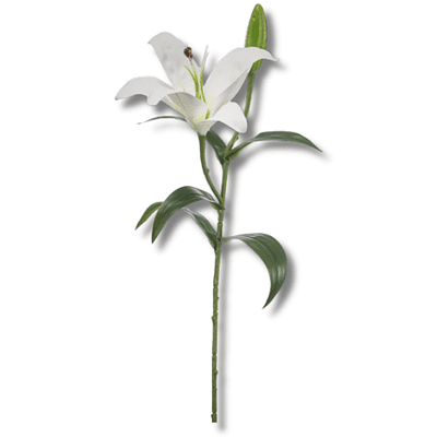Flor Individual Artificial Lirio Unidad 