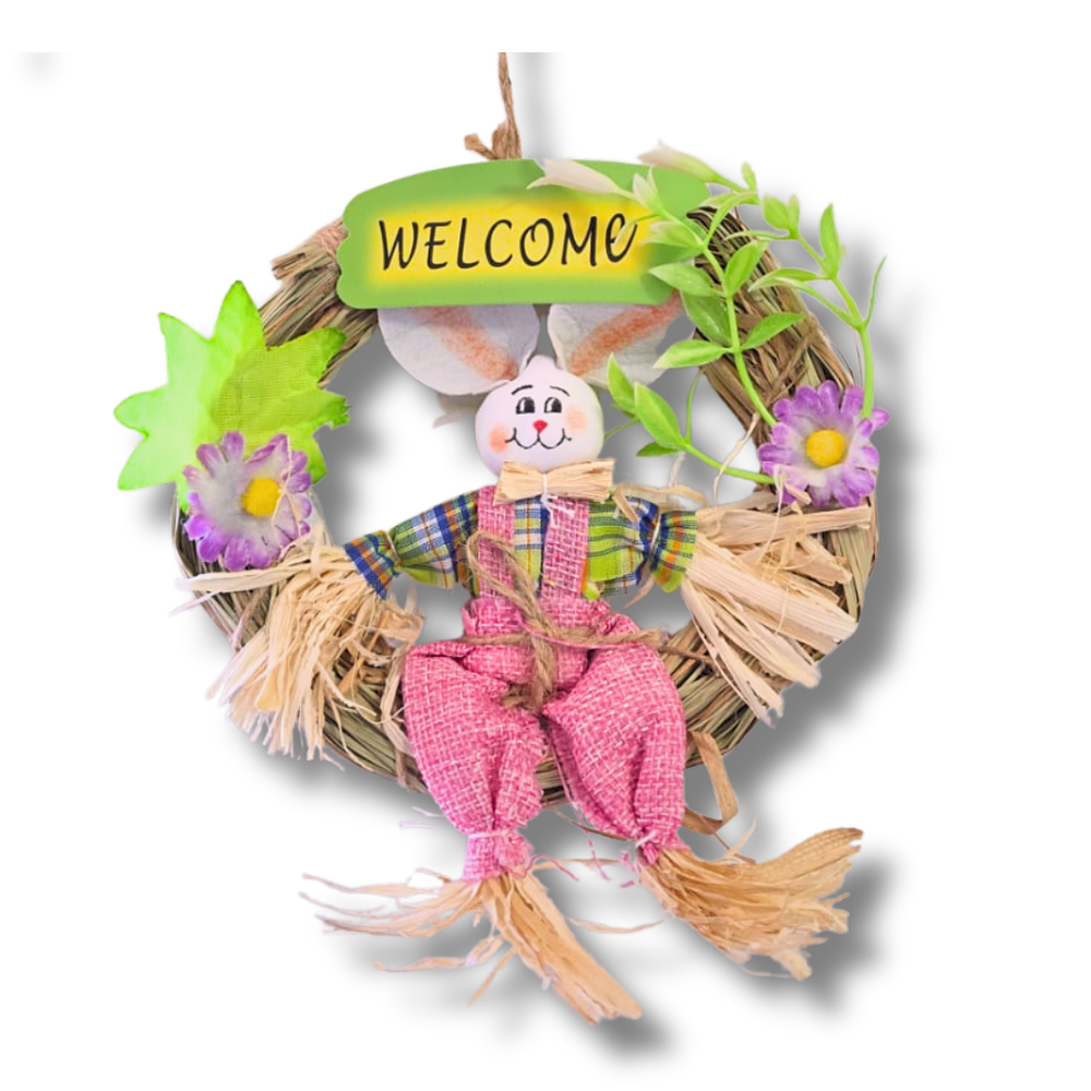 Adorno Colgante Conejo de Pascua Welcome 