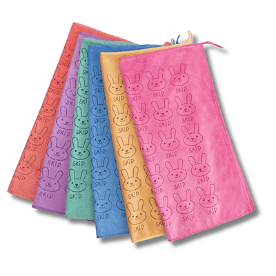 Toalla de Mano Conejitos Colores 
