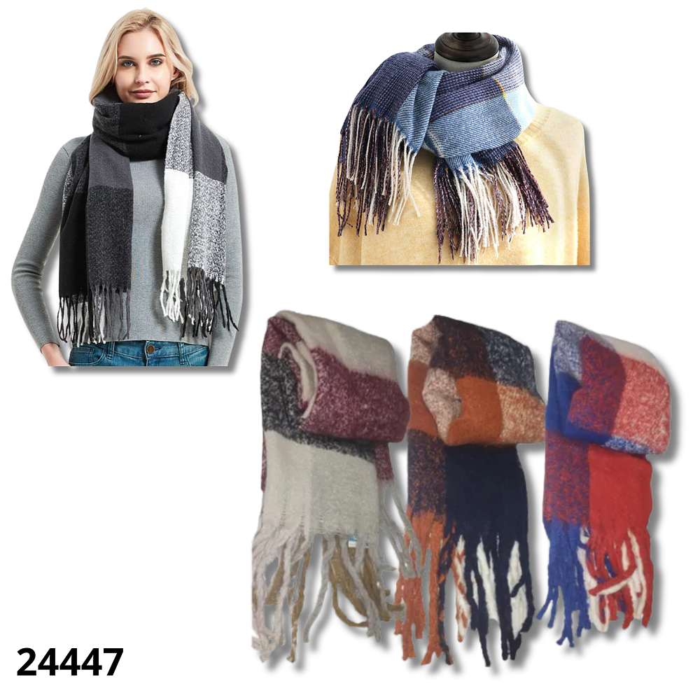 Bufanda Modelo 2 50 X 180 + 30 CM