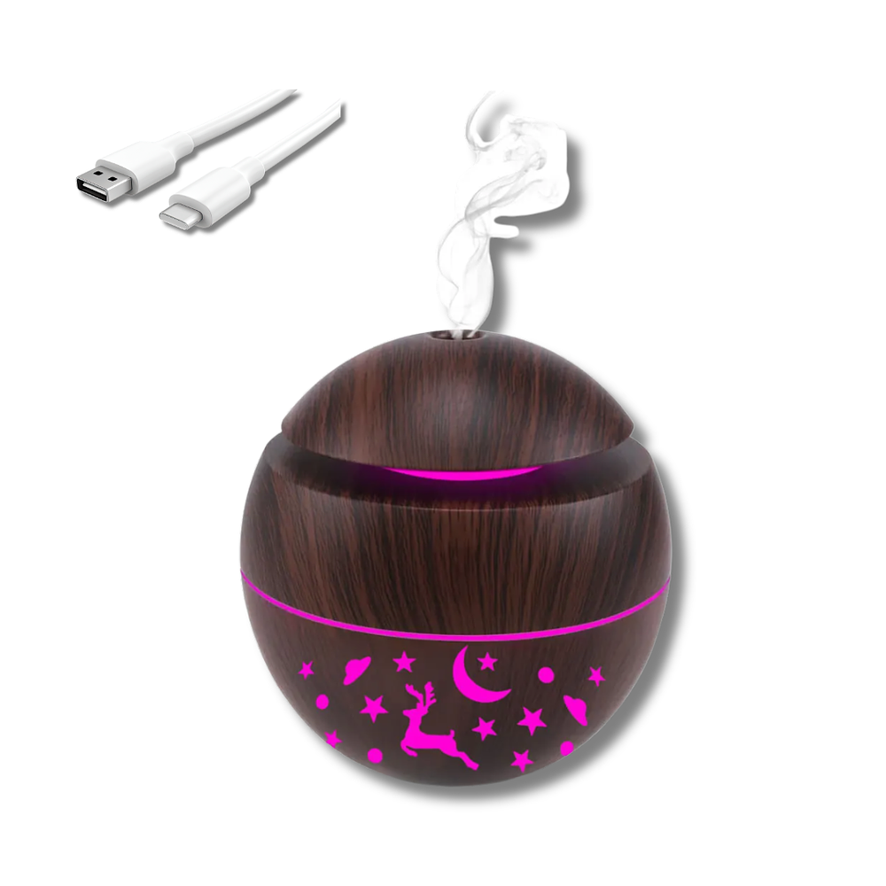 Humidificador Difusor Recargable USB redondo 