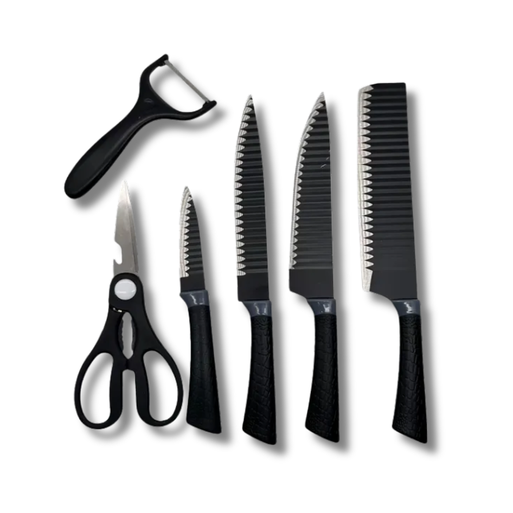 Set De Cuchillos Pro 6 Piezas 