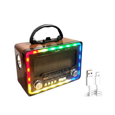 Radio Bluetooth y Solar Recargable Luces Modelo 6