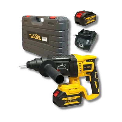 Taladro Rotomartillo Percutor Inalámbrico 2 Baterías 