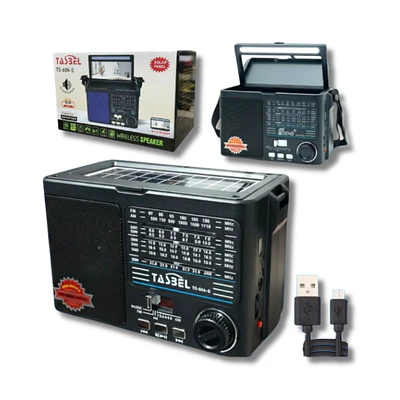 Radio Bluetooth y Solar Recargable Modelo 8