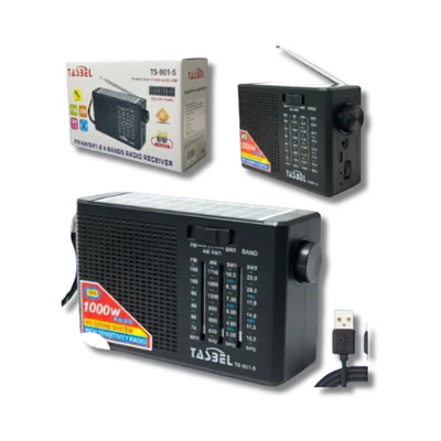 Radio Bluetooth Y Solar Recargable Modelo 9