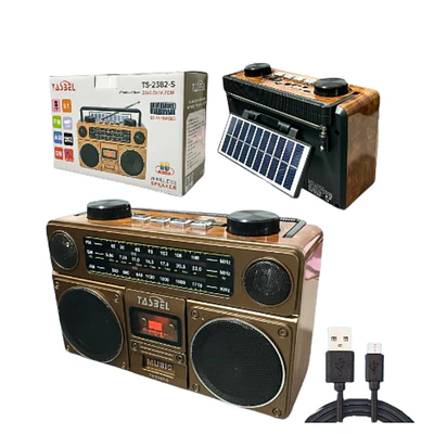 Radio Solar AM/FM/ BLUETOOTH Solar y Recargable