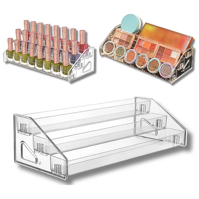 Soporte - Organizador de Cosméticos, Maquillaje 3 niveles