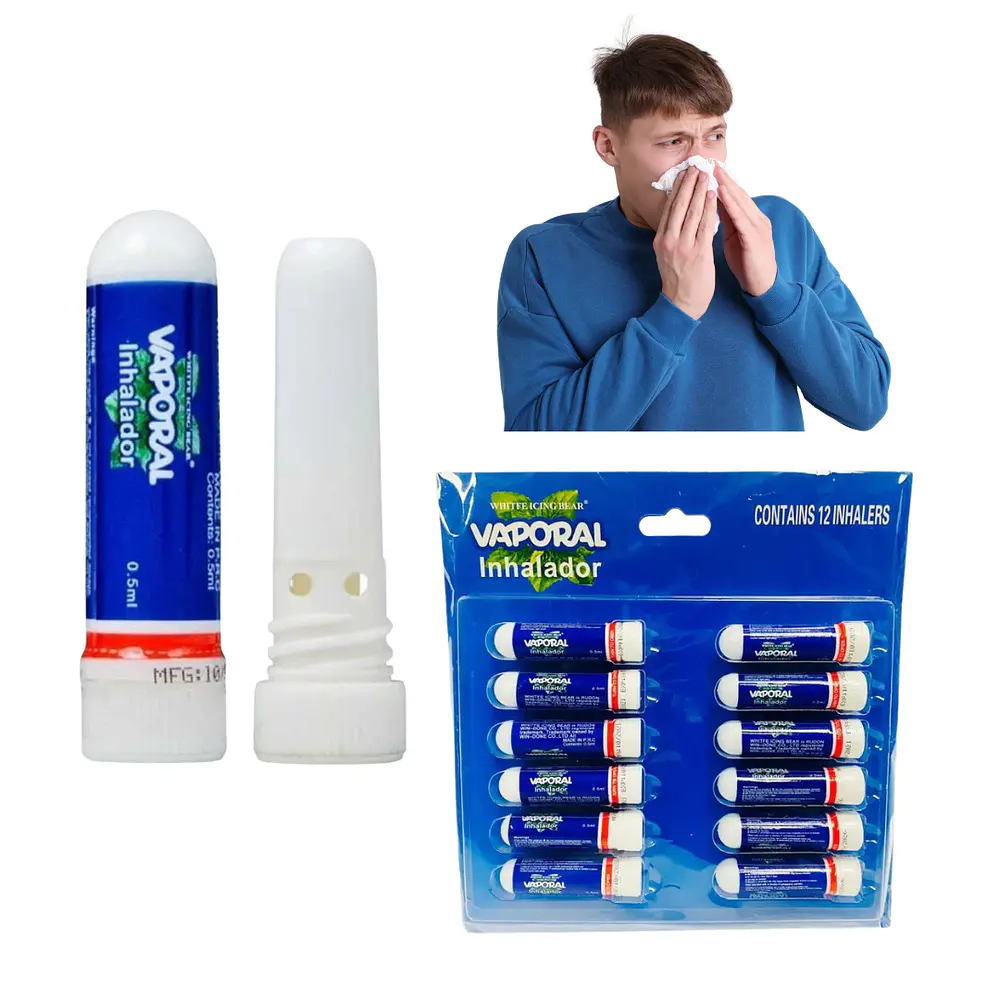 Vaporal Vaporub Inhalador Descongestionante 