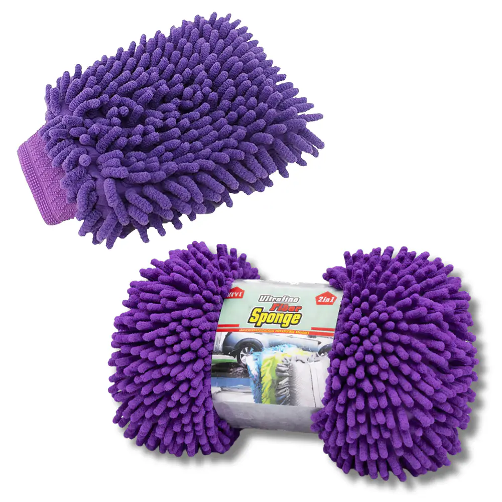 Esponja Guante de Microfibra para Limpiar Auto 