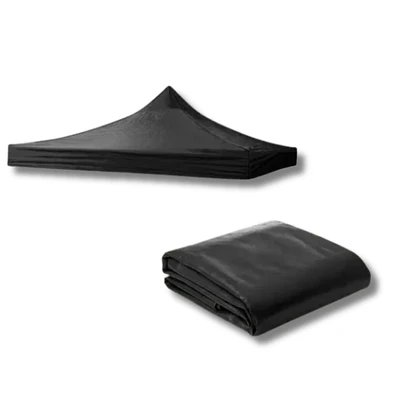 Techo Toldo 3x3 Negro Impermeable Filtro UV
