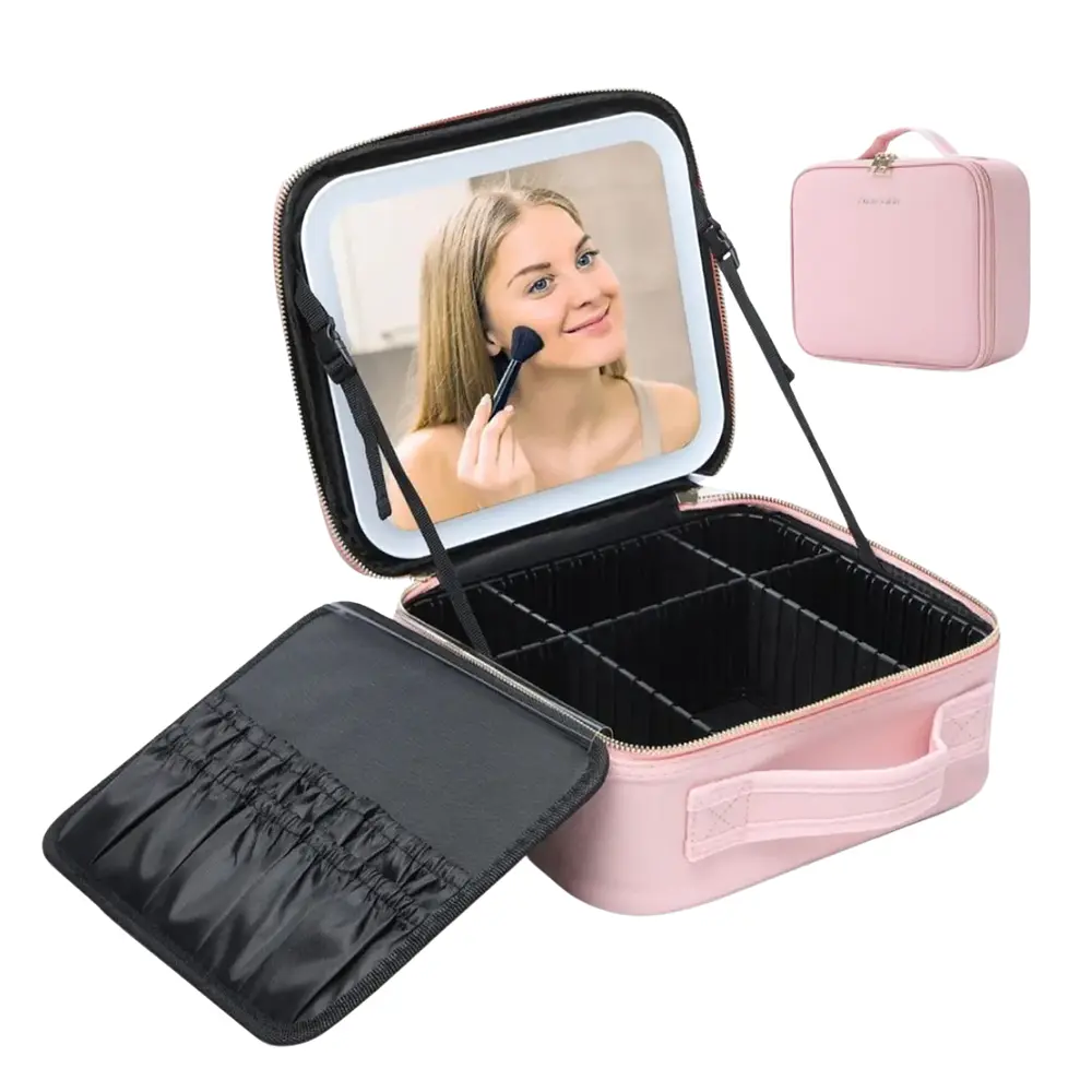 Cosmetiquero Maletín Con Espejo 